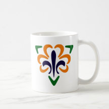 Fleur De Lis & Triangle #2 Coffee Mugs