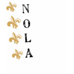 Fleur De Lis Vertical NOLA Vtg Tee t-shirts