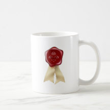 Fleur-de-lis Wax Seal graphic Coffee Mug