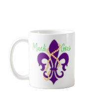Fleur De Lis with beads Mug