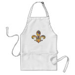 Fleur de Lis with pattern  01 Apron