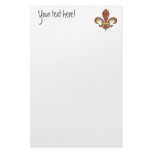 Fleur de Lis with pattern - 03 Stationery