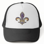 Fleur de Lis with pattern - 04 hats