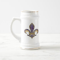 Fleur de Lis with pattern - 04 Coffee Mugs