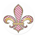 Fleur de Lis with pattern - 05 Sticker