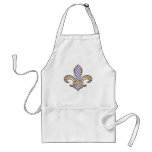 Fleur de Lis with pattern - 06 Apron
