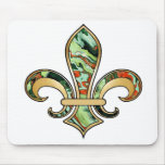 Fleur de Lis with pattern - 07 Mouse Pads