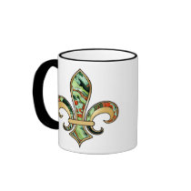 Fleur de Lis with pattern - 07 Coffee Mug