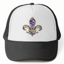 Fleur de Lis with pattern - 10 Hats