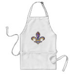 Fleur de Lis with pattern - 11 Aprons