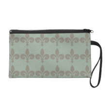 Fleur de Lis Wristlet