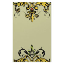 Fleur de lis Xmas stationery