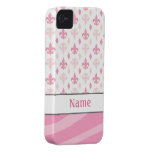Fleur de Lis Zebra iPhone 4/4S Casemate Case iPhone 4 Case-Mate Case