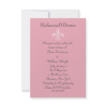Fleur de Lise Rehearsal Dinner Invite Pretty Pinks