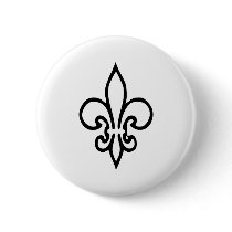 Fleur de lys buttons