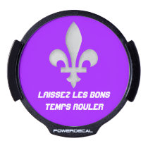 Fleur de lys Floral Pattern LED Window Decal at Zazzle