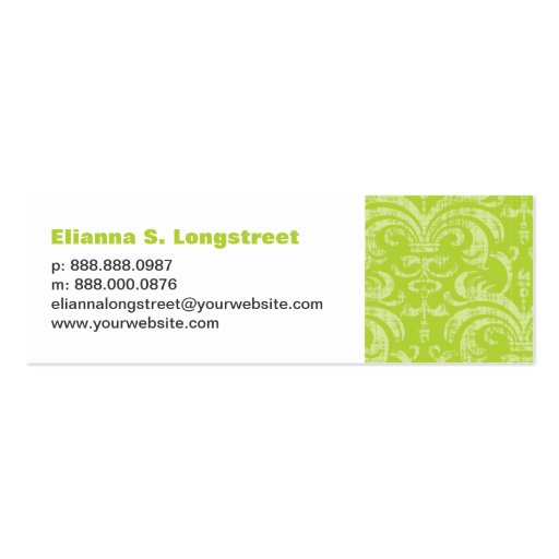 Fleur de Lys Personal Business Card