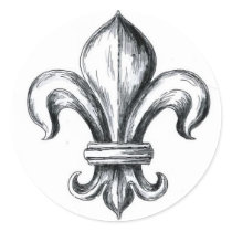 fleur de lys stickers by Guybergeroon fleur de lys stickers