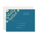 Fleur de Morocco Wedding Response Invitation