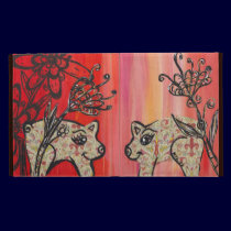 Fleur de Pigs iPad Folio Case caseable cases