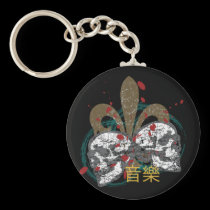 Fleur de Rock Keychain keychains
