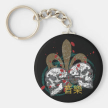 Fleur de Rock Keychain