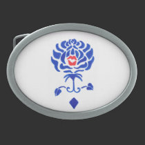Fleur de Rose N Kisses Belt Buckle belt buckles
