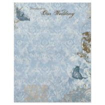 Fleur di Lys Damask - Stationery Wedding Custom Flyer