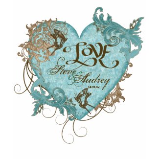 Fleur di Lys Damask T-shirt, Wedding Anniversary shirt