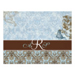 Fleur di Lys Damask vs 2 - RSVP Response Card Invite