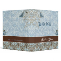 Fleur di Lys Damask - Wedding Binder