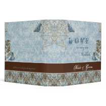 Fleur di Lys Damask - Wedding Cookbook Binder