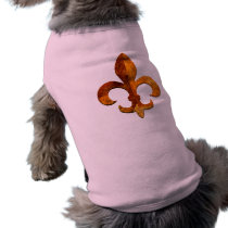 Fleur Faux Stone 2 Dog Tee Shirt