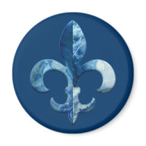 Fleur Faux Stone 5 Magnet