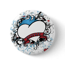 Fleur Forever Heart buttons