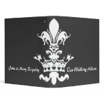 Fleur Heart Crown - Black binders
