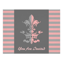 Fleur Heart Crown - Pink Invite