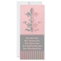 Fleur Heart Crown - Pink Rack Cards