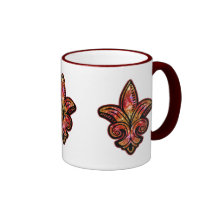 Fleur Medieval - Red Mug
