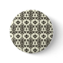 Fleur Pattern Button by Magsdews Fleur Pattern Button