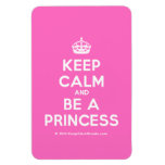 [Crown] keep calm and be a princess  Flexible magnets