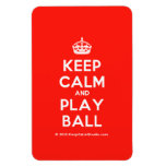 [Crown] keep calm and play ball  Flexible magnets