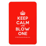[Crown] keep calm and blow one  Flexible magnets