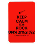 [Electric guitar] keep calm %26 rock on%21%21%21  Flexible magnets
