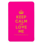 [Crown] keep calm and love me  Flexible magnets