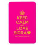 [Crown] keep calm and love sidra [Love heart]  Flexible magnets