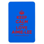 [Crown] keep calm and love aimie-lee  Flexible magnets