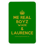 [Crown] me real boyz wade & laurence  Flexible magnets