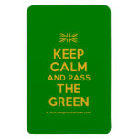 [UK Flag] keep calm and pass the green  Flexible magnets