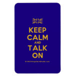 [UK Flag] keep calm and talk on  Flexible magnets